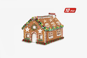 3D Gingerbread House Cutters