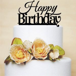 Happy birthday Cake Topper