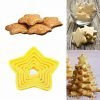 6Pcs Christmas Star Cookie Cutter Set