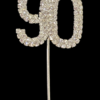 Diamante Cake Topper Number 90
