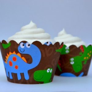 Dinosaur Cupcake Wrapper