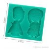 Frozen Anna & Elsa Silicon Mould