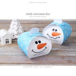 Snowman Cake Box