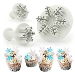 Snowflake Plunger Cutters Set Of 3