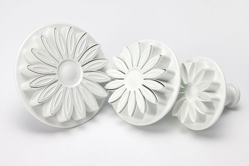 Sunflower, Gerbera and Daisy Plunger Cutters Set of 3 – Bake It Easy