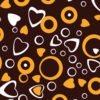 Hearts & Circle Chocolate Transfer Sheet